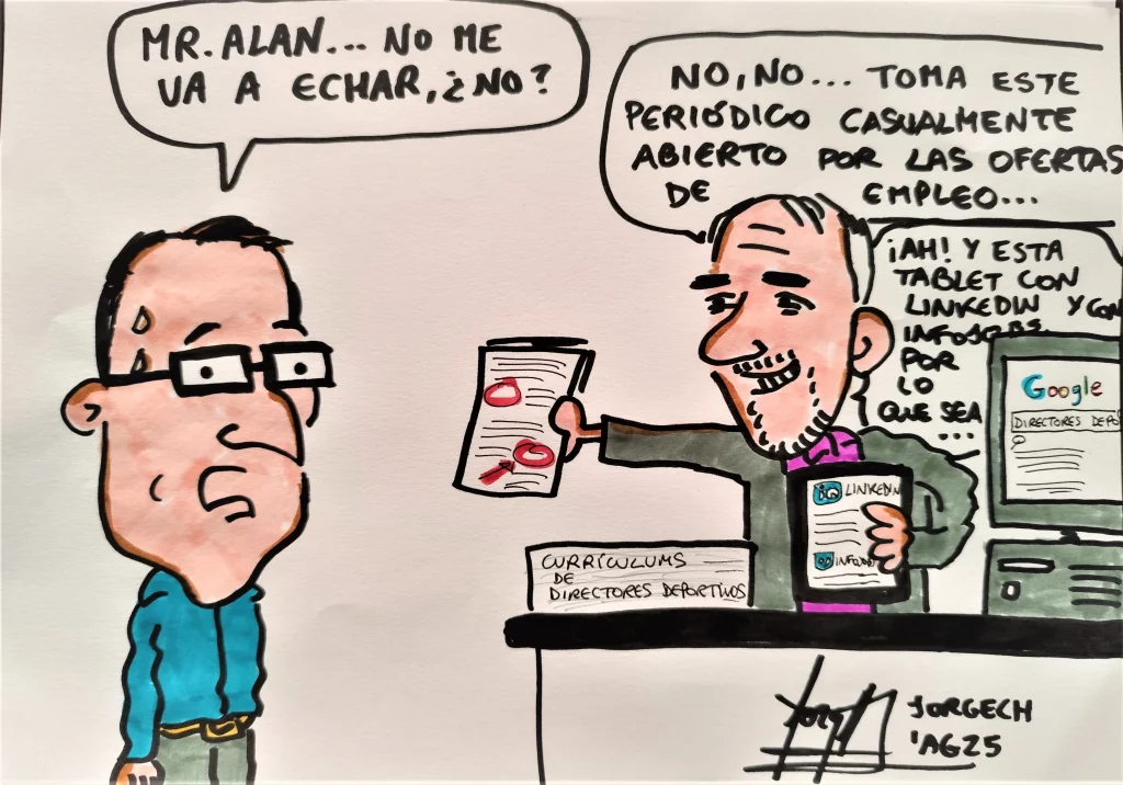 Alan Pace habla con Garagarza