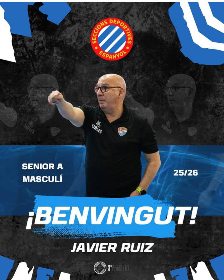 Javier Ruiz entrenador Senior Masculino SD Espanyol