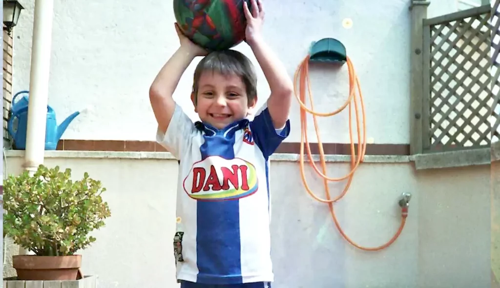 Ramón Terrats desde pequeño siendo aficionado del Rcd Espanyol