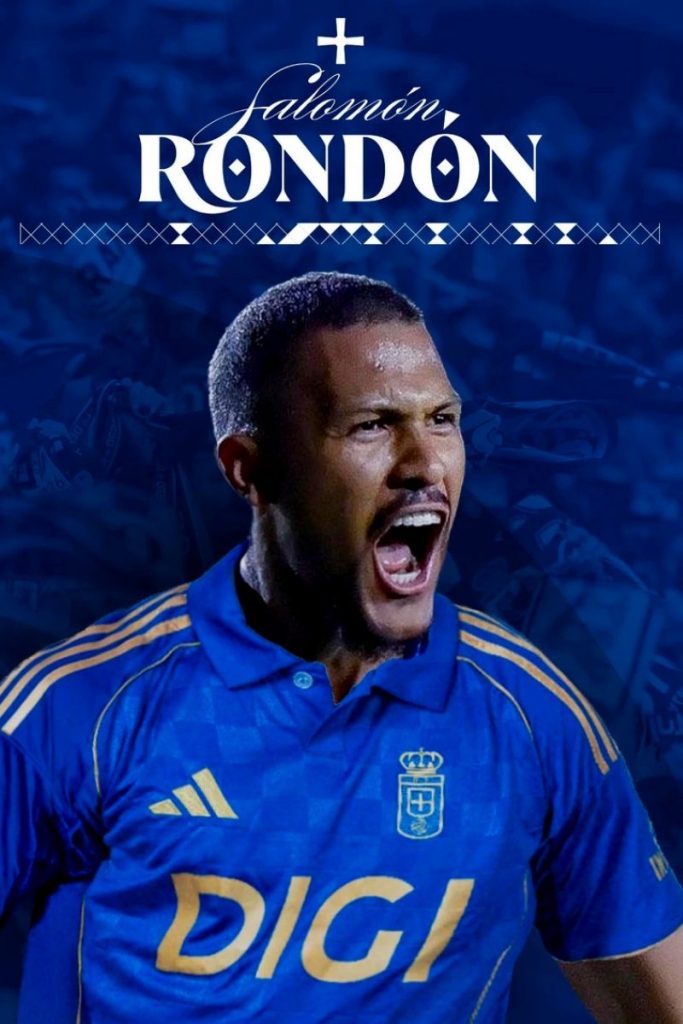 Salomón Rondón delantero del Oviedo para Fantasy LaLiga 25/26