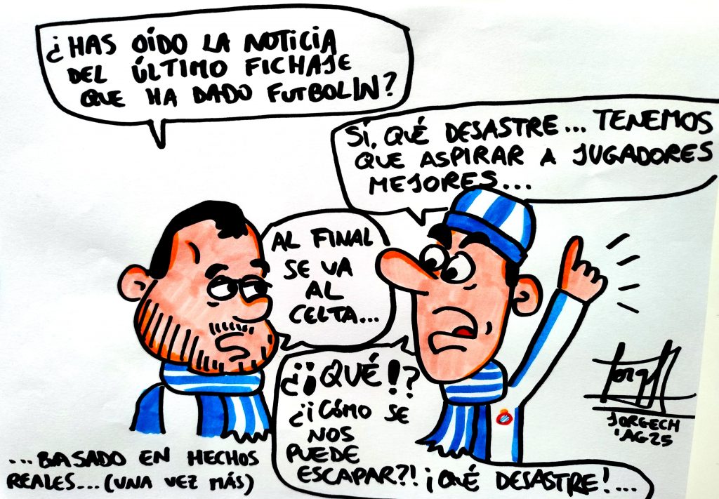 Aficionado se queja de los fichajes Rcd Espanyol