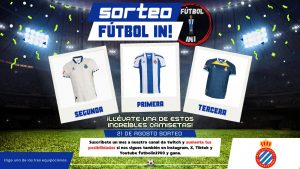 Sorteo camiseta Rcd Espanyol 2025