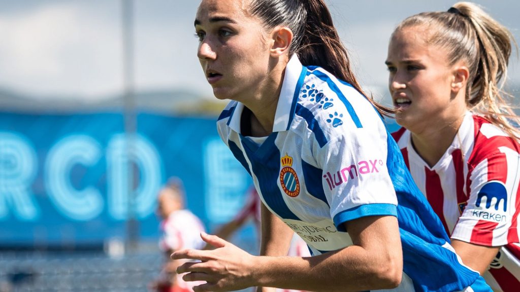 Ona Baradad jugando contra el Atlético de Madrid. Foto: ytfotografiaesports