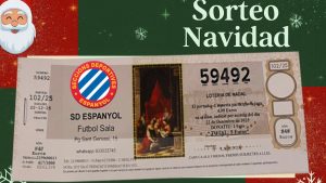 Loteria Navidad Fútbol Sala Espanyol 2025